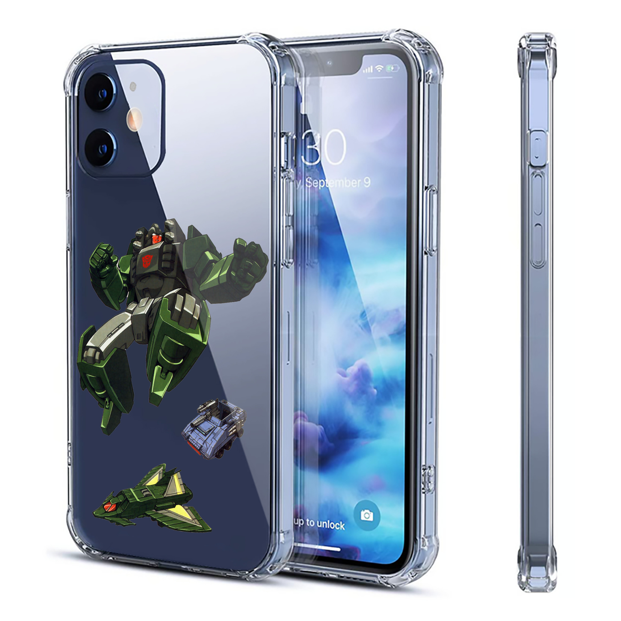 （画像用）  【iPhone 12シリーズ対応】透明スマホケース（クリアソフトケース）